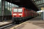 143 832-4 mit der S10 nach Leipzig Hbf in Halle(Saale).