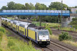 146 513 macht gleich  Halt  im Tostedter Bahnhof.