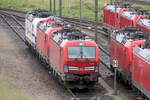 193 397-7 bei ihrer Wochenendruhe am 18.08.2024 in Seevetal - Maschen (Rangierbahnhof).