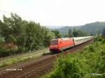 101 139-4 verlsst Bacharach mit dem IC 2012 Obersdorf-Leipzig HBF.