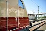 Bereitstellung des AKE TEE Reingold zur Rückfahrt in den Bahnhof Lindau-Insel am 12.08.2023.