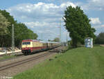 101 001 mit dem AKE Rheingold DZ 13418 Wien - Cottbus bei Fürth Unterfürberg.