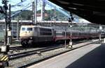 103 116-0 mit EC Mozart in Ulm am 06.06.1996.