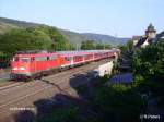 110 320-9 durchfhrt Oberwesel mit ein Verstrkungs RE.