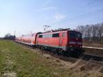 111 049-3 mit RB59150 nach Treuchtling bei Rohrbach.