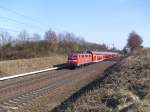 111 172-3 mit RB59098 nach Nrnberg bei Fahlenbach.