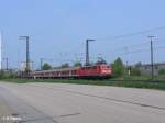 111 174-9 schiebt bei Regensburg Ost eine RB Neumarkt(Oberpfalz) 01.05.09