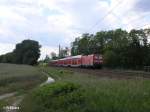 112 188-8 schiebt den RE38030 Magdeburg HBF bei Jacobsdorf(Mark) 02.06.09  