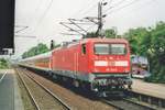 Mit ein RB von Kiel treft 112 154 am 25 Mai 2005 in Elmshorn ein.