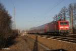 114 010-3 schiebt den RE 18114 nach Magdeburg HBF bei Briesen (Mark) 08.03.11