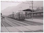 Als DB-Lokomotiven bei den SBB fuhren: Die E40 244 in Interlaken Ost.