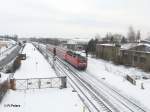 143 071 schiebt die S10 Leipzig in Schkeuditz.