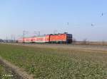 Noch ein Bild von 143 685-3 als S10 37051 nach Leipzig HBF bei Schkeuditz West.