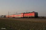 143 658-3 mit der S10 nach Leipzig HBF bei Schkeuditz West 04.03.11