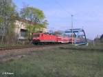 143 254-1 verlsst Eisenhttenstadt als RE 18213 Cottbus 19.04.11  