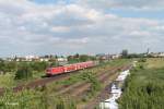 143 238 hat Groß-Gerau mit der RB 75 15756 Darmstadt - Wiesbaden verlassen.