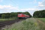 143 267 erreicht die Stromkreistrennstelle Bischofsheim mit der RB 75 15726 Aschaffenburg - Wiesbaden.