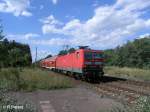 143 809-2 zieht beim ex HP Vogelsang den RB11 Cottbus.