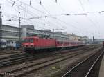 143 846-4 verlsst Regensburg HBF mit der RB32513 Eggmhl.