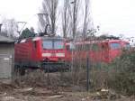 143 579-1 wartet im BW Dsseldorf-Altstadt auf neue Aufgaben.