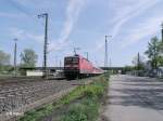 143 824-1 schiebt die RB 32523 nach Neufarn Niederbayern.