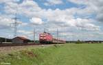 Nachschuss auf 143 640-7 mit der S2 39627 Roth - Altdorf bei Winkelhaid.