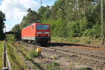 143 637 fährt Lz durch Ochenbruck in Richung Regensburg. 19.09.23