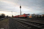 152 131-9 mit ein Containerzug in Nürnberg Hohe Marta. 02.02.24