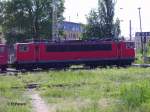 155 036 steht mit 155 093 in Frankfurt/oder abgestellt.12.06.06