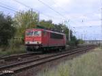 155 009 verlsst Eisenhttenstadt solo in Richtung Guben.