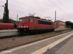 155 228-0 durchfhrt solo Frankfurt/Oder.