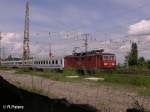 180 007-7 verlsst Frankfurt/Oder mit den EC45 nach Warschau.