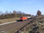 185 301-9 mit Kesselzug bei Fahlenbach.