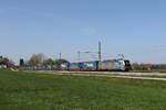 6193 124 war mit einem  WALTER-KLV  am 17. April 2026 bei �bersee am Chiemsee in Richtung Salzburg unterwegs.