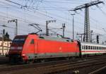 101 044 mit IC nach Frankfurt am 14.02.11 in Fulda