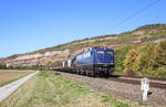 110 262 mit Henkelzug am 27.09.18 in Thüngersheim 