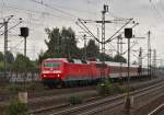 120 140 und 115 278 mit Autozug in Richtung Hamburg Altona am 19.08.11 in Hamburg Harburg