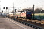 120 157-3 mit dem IC 1928 von Köln Hbf nach Berlin Hbf (tief) in Rathenow.