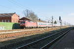 120 147-4 mit dem IC 146 von Berlin Ostbahnhof nach Amsterdam Centraal in Großwudicke.