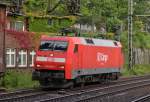 152 012 bei der Durchfahrt von Hamburg Harburg am 19.08.11