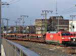 152 061-8 mit Autozug am 01.11.11 in Fulda