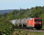 152 092 mit Kesselwagenzug am 09.09.12 in Haunetal Rothenkirchen