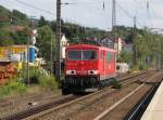 155 150 fuhr am 26.08.09 solo durch Kreuztal 