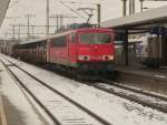 155 146-4 mit Gterzug am 21.02.10 in Fulda