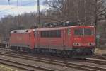 155 118 und 152 017 am 27.03.2010 in Kreuztal