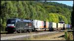 182 512 von TX Logistik mit Gterzug am 29.09.13 in Vollmerz