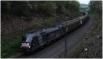 182 510 von TX Logistik mit Güterzug am 13.04.14 bei Mottgers