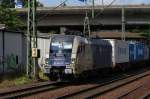 ES 64 U2-024 der WLB mal etwas nher....(13.08.10,Hamburg Harburg)