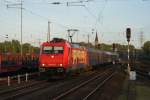 185 586-5 mit einem Sonderzug in Mlheim-Styrum am 03.10.2010