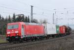 185 403 mit Gterzug am 05.04.12 bei Fulda